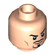 Lego hlava, tělová světlá (6221340)